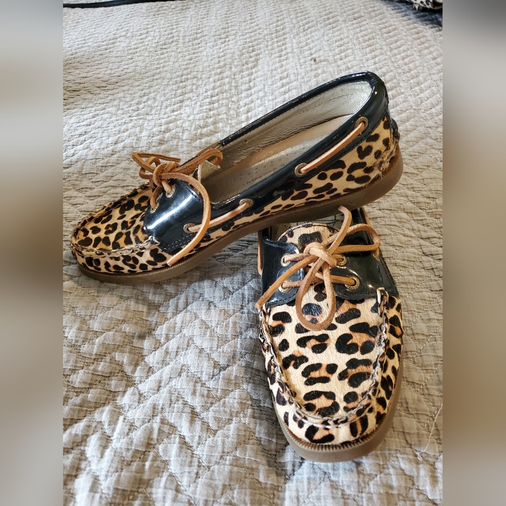 Sperry Leopard Shoes